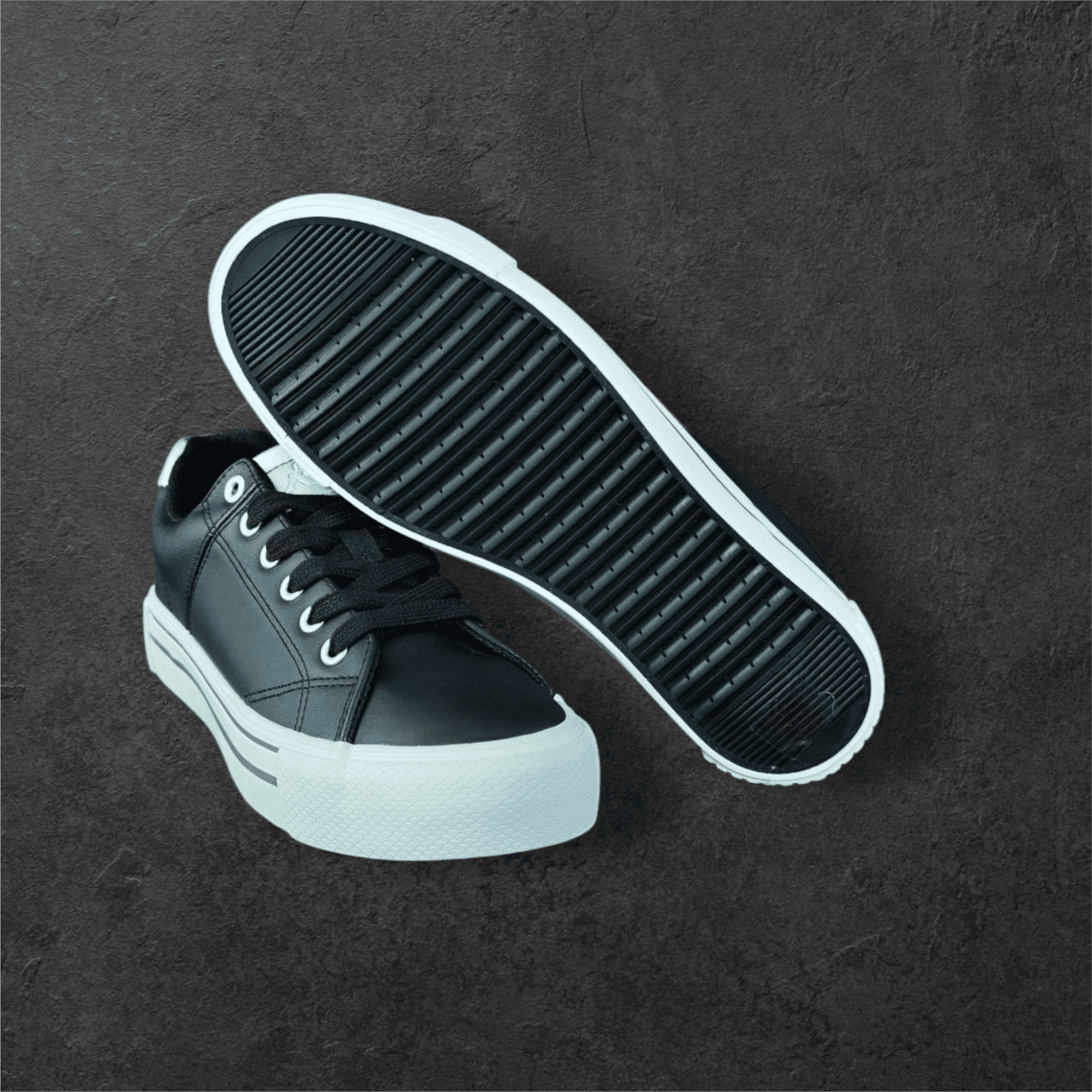 Kappa Sneakers Noires & Blanches