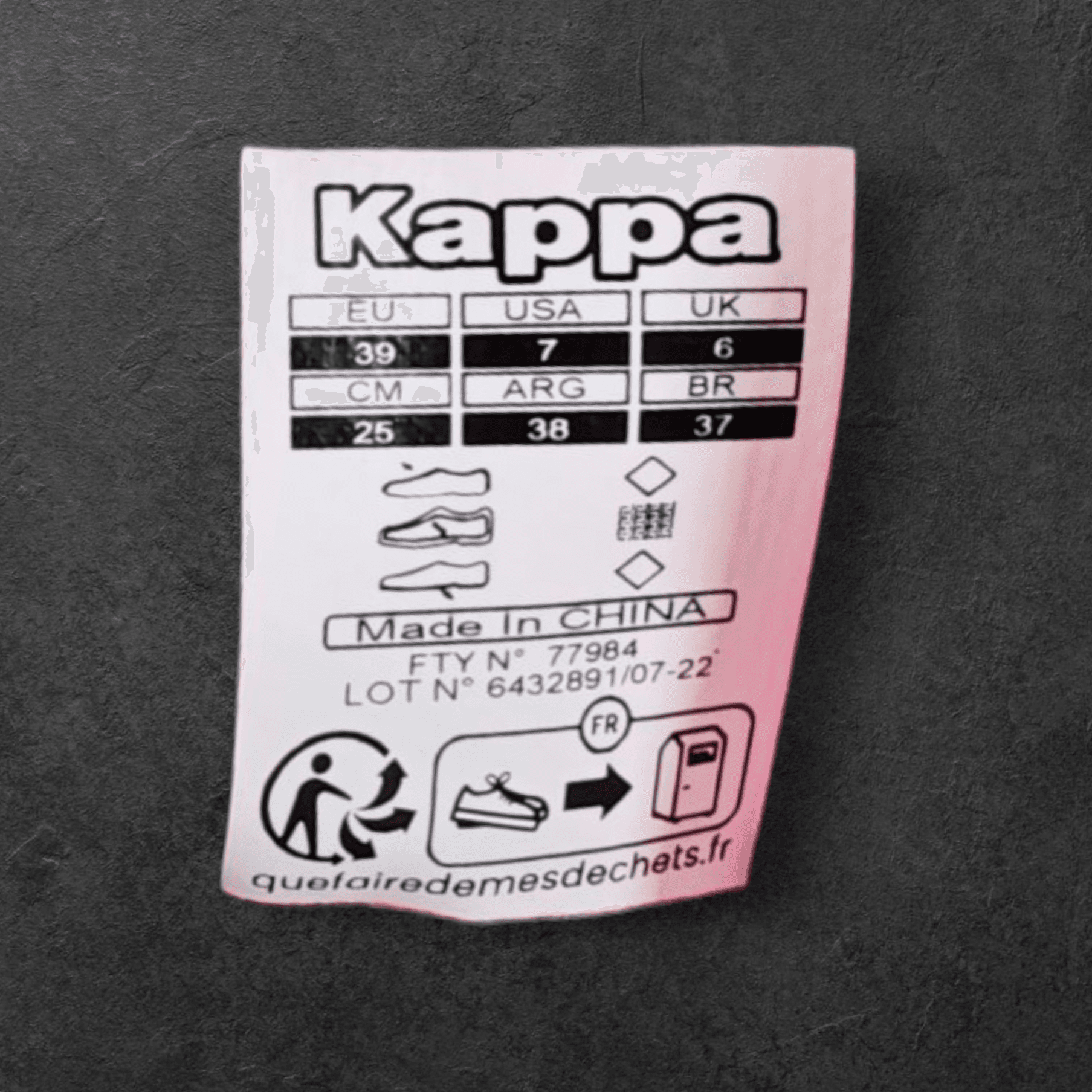 Kappa Sneakers Blanc & Pastel