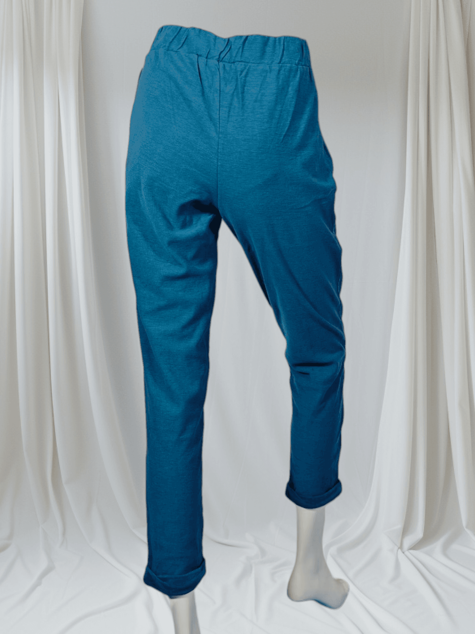 Américain Vintage – Pantalon casual à taille élastique et zip