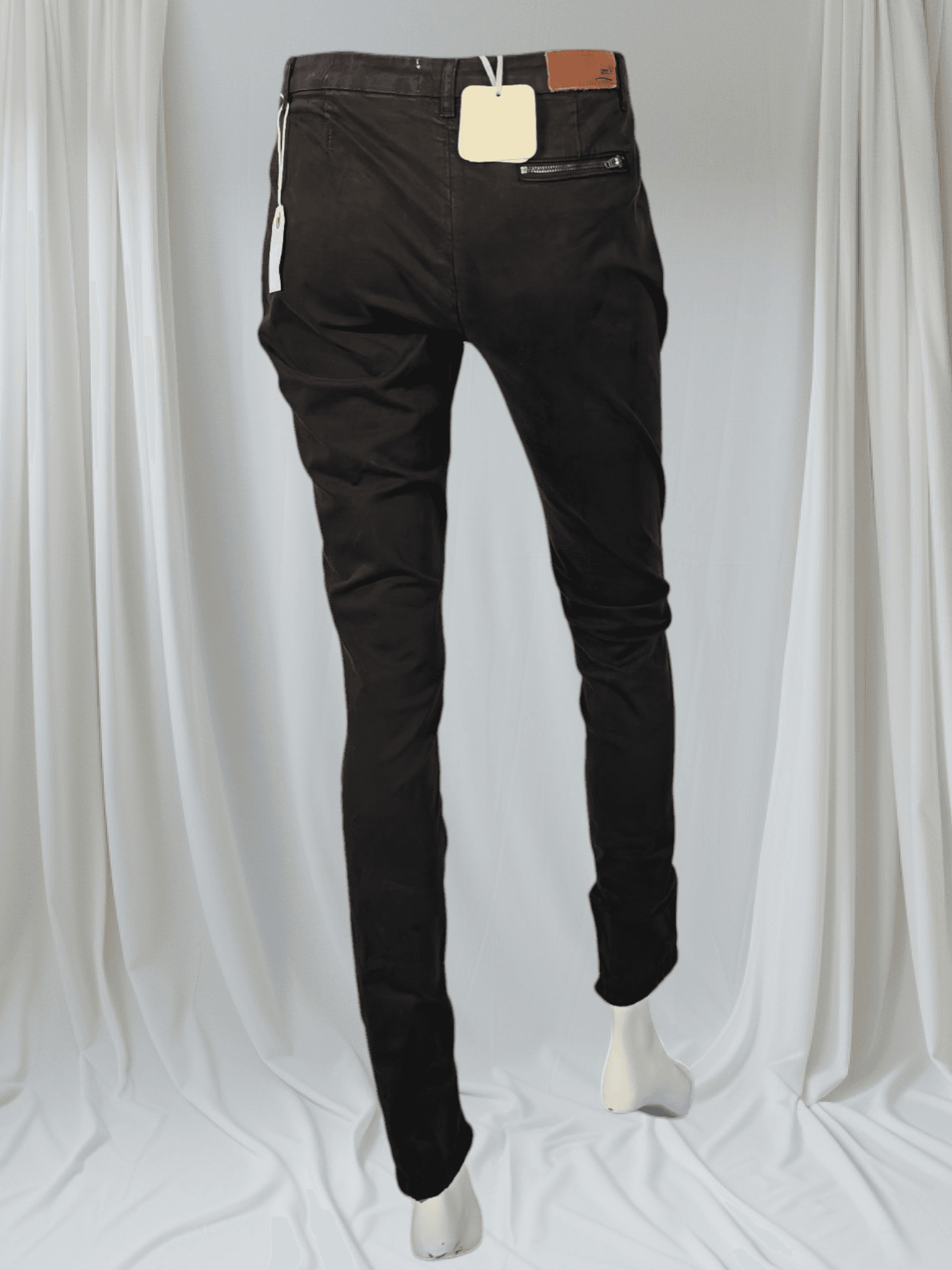 Américain Vintage – Pantalon ajusté noir carbone