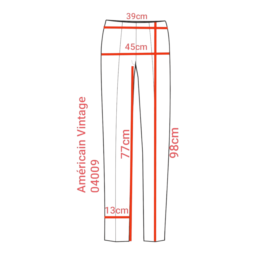 Américain Vintage – Pantalon ajusté gris taupe