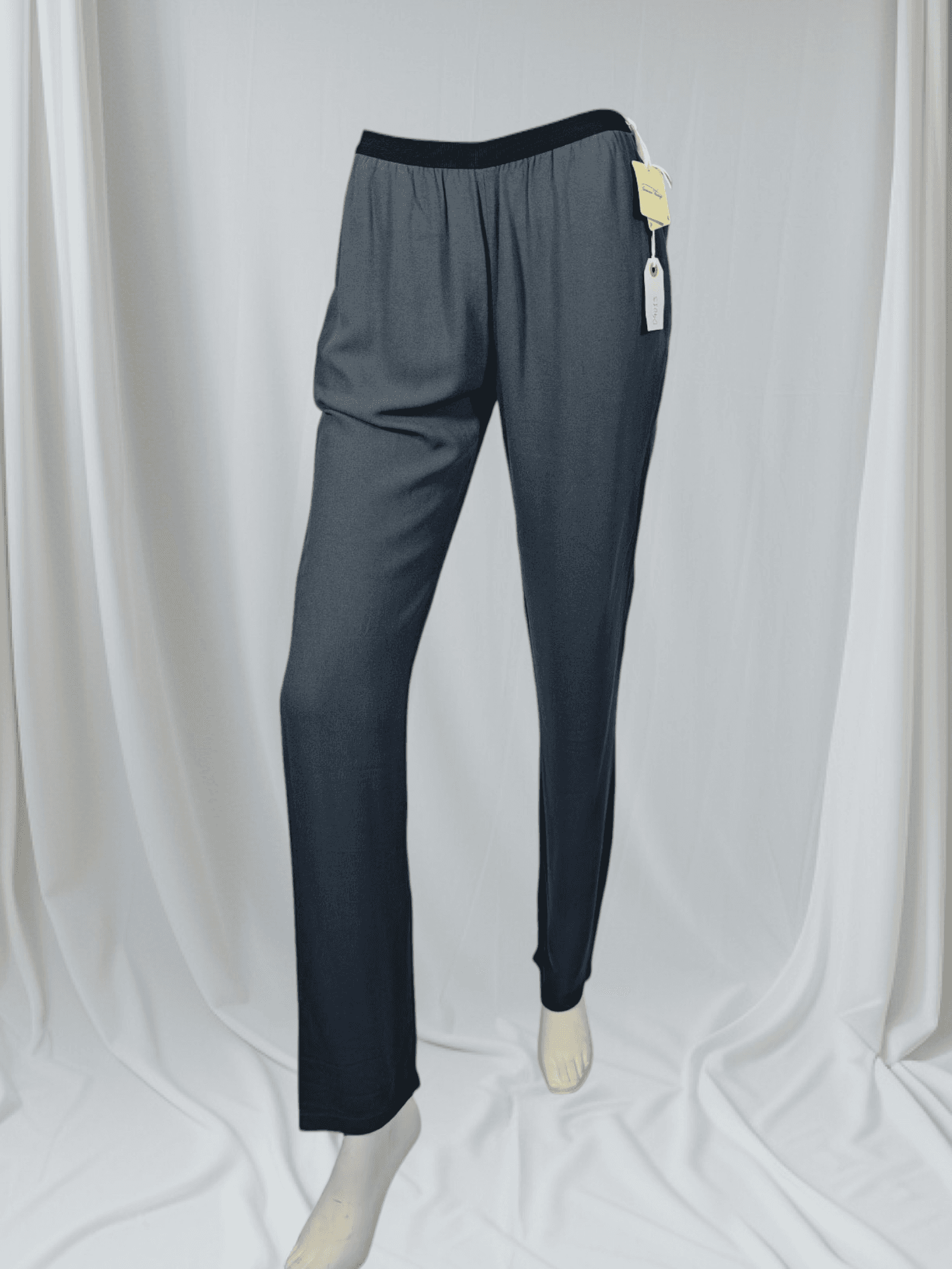 Américain Vintage – Pantalon droit fluide gris