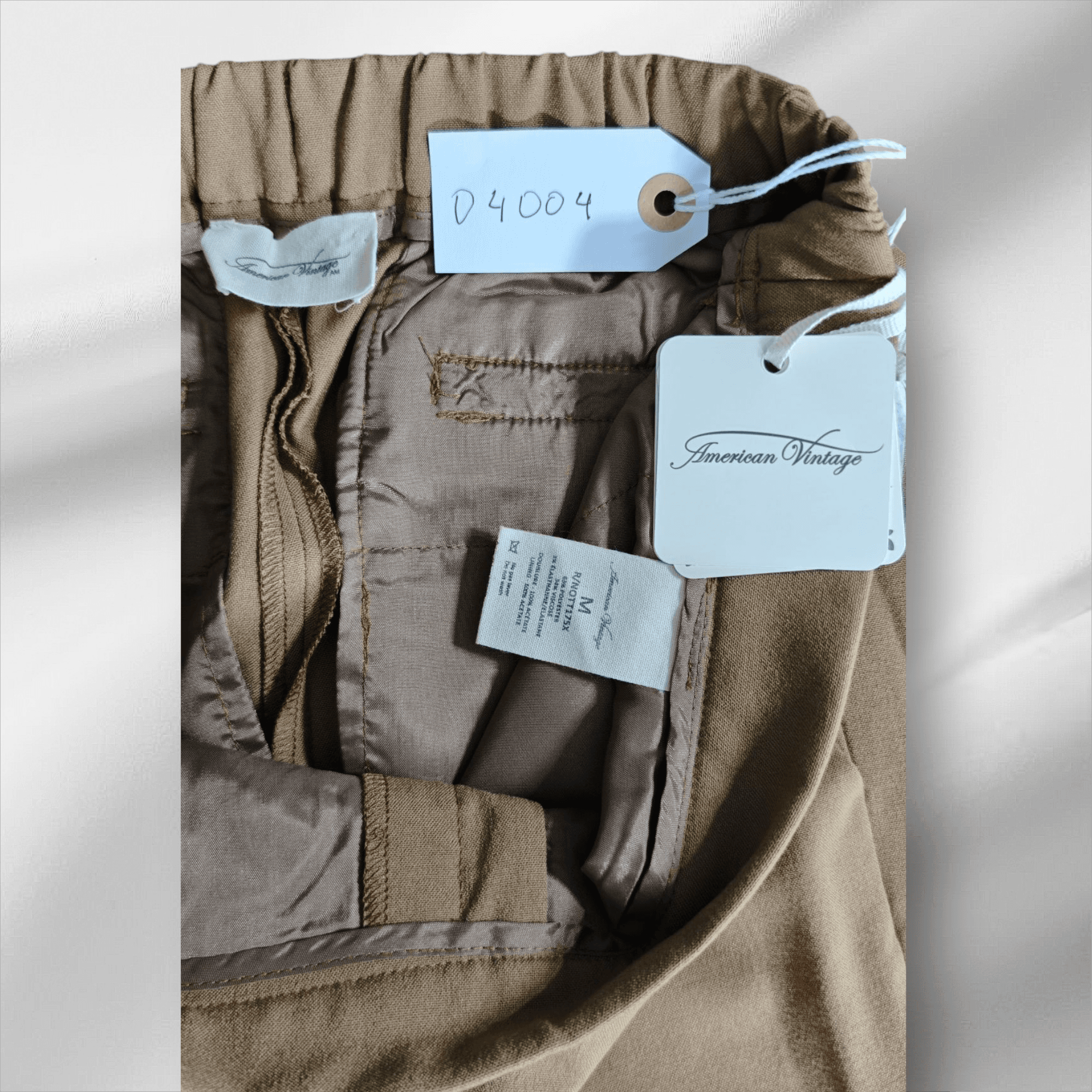 Américain Vintage – Pantalon droit élégant